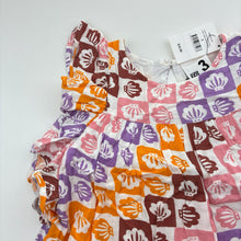 Load image into Gallery viewer, Girls Cotton On, cotton lined viscose dress, seashells, NEW, size 3, L: 52cm