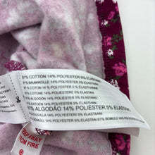 Load image into Gallery viewer, Girls Carters, fleece lined floral long sleeve dress, EUC, size 1-2, L: 42cm