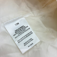 Load image into Gallery viewer, Girls Biscotti Baby Collezioni, lined floral lace formal / party dress, GUC, size 12 months, L: 47cm