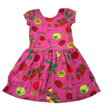 Load image into Gallery viewer, Girls Bonds, casual short sleeve dress, tomatoes, EUC, size 3, L: 49cm