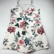 Load image into Gallery viewer, Girls Bardot Junior, lined floral playsuit, EUC, size 14,  