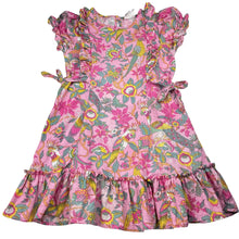 Load image into Gallery viewer, Girls Cotton On, viscose / cotton short sleeve dress, FUC, size 6, L: 61cm
