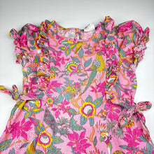 Load image into Gallery viewer, Girls Cotton On, viscose / cotton short sleeve dress, FUC, size 6, L: 61cm