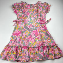 Load image into Gallery viewer, Girls Cotton On, viscose / cotton short sleeve dress, FUC, size 6, L: 61cm