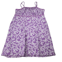 Load image into Gallery viewer, Girls Anko, lightweight viscose summer dress, butterflies, GUC, size 12, L: 66cm
