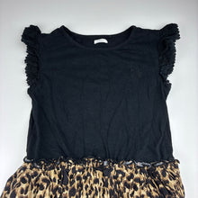 Load image into Gallery viewer, Girls Next, cotton lined spliced short sleeve dress, EUC, size 10, L: 72cm
