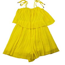 Load image into Gallery viewer, Girls Pavement, lined pleated summer playsuit, EUC, size 12,  