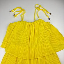 Load image into Gallery viewer, Girls Pavement, lined pleated summer playsuit, EUC, size 12,  