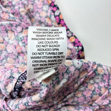 Load image into Gallery viewer, Girls Target, floral viscose / linen summer dress, EUC, size 10, L: 64cm