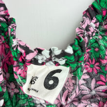 Load image into Gallery viewer, Girls Cotton On, floral cotton dress, GUC, size 6, L: 60cm
