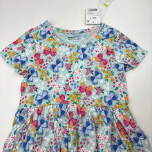 Load image into Gallery viewer, Girls Anko, cotton casual dress, butterflies, NEW, size 7, L: 60cm