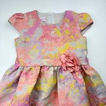 Load image into Gallery viewer, Girls Angel Inspiration, lined colourful party dress, GUC, size 6, L: 70cm