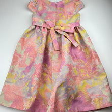 Load image into Gallery viewer, Girls Angel Inspiration, lined colourful party dress, GUC, size 6, L: 70cm