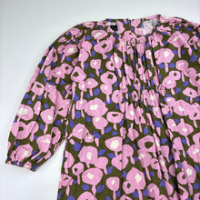 Load image into Gallery viewer, Girls ÉCLAIR, lightweight cotton long sleeve dress, Sz: L, armpit to armpit: 39cm, GUC, size 6-7, L: 62cm