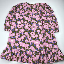 Load image into Gallery viewer, Girls ÉCLAIR, lightweight cotton long sleeve dress, Sz: L, armpit to armpit: 39cm, GUC, size 6-7, L: 62cm