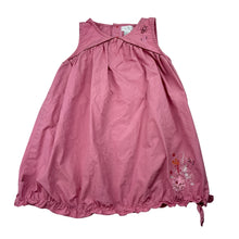 Load image into Gallery viewer, Girls Obaibi, embroidered lightweight cotton dress, GUC, size 0, L: 42cm