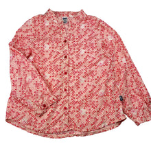 Load image into Gallery viewer, Girls Osh Kosh, lightweight cotton long sleeve shirt, small mark on front, FUC, size 8,  