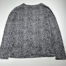 Load image into Gallery viewer, Girls Witchery, animal print stretchy long sleeve top, GUC, size 14,  