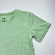 Load image into Gallery viewer, Girls H&amp;M, green sports / activewear tee / top, EUC, size 11-12,  