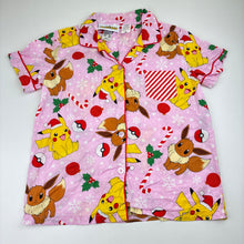 Load image into Gallery viewer, Girls Nintendo, Pokemon cotton Christmas pyjamas, EUC, size 12,  