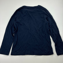 Load image into Gallery viewer, Boys YOUNG ORIGINAL, navy cotton long sleeve tee / top, EUC, size 6,  