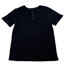 Load image into Gallery viewer, Boys THEREABOUTS, black henley tee / top, EUC, size 8,  