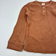 Load image into Gallery viewer, Boys H&amp;M, waffle organic cotton long sleeve top, GUC, size 3,  