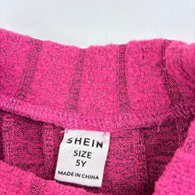 Load image into Gallery viewer, Girls SHEIN, soft feel stretchy long sleeve top, GUC, size 5,  