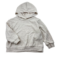 Load image into Gallery viewer, Unisex H&amp;M, lightweight ribbed hooded long sleeve top, EUC, size 2,  