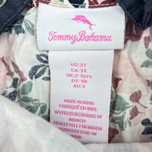 Load image into Gallery viewer, Girls Tommy Bahama, floral cotton summer playsuit, FUC, size 3,  