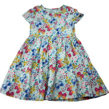 Load image into Gallery viewer, Girls Anko, cotton casual dress, butterflies, FUC, size 3, L: 51cm