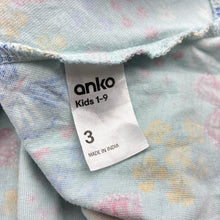 Load image into Gallery viewer, Girls Anko, cotton casual dress, butterflies, FUC, size 3, L: 51cm