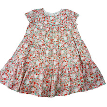 Load image into Gallery viewer, Girls Jack &amp; Milly, lined lightweight floral cotton dress, GUC, size 1, L: 44cm