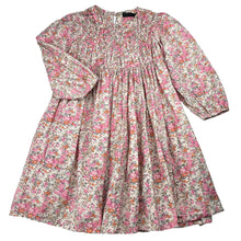 Load image into Gallery viewer, Girls ÉCLAIR, lightweight floral cotton dress, Sz: L, armpit to armpit: 31cm, EUC, size 6-7, L: 62cm