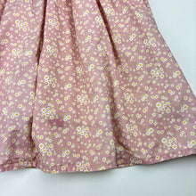 Load image into Gallery viewer, Girls La Sienna Couture, lined floral cotton summer dress, mark lower front, FUC, size 6, L: 60cm