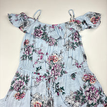 Load image into Gallery viewer, Girls Witchery, lightweight viscose floral playsuit, light marks on bottom, FUC, size 14,  