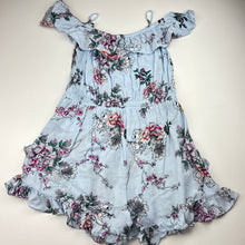 Load image into Gallery viewer, Girls Witchery, lightweight viscose floral playsuit, light marks on bottom, FUC, size 14,  