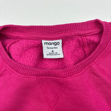 Load image into Gallery viewer, Girls Favourites, pink fleece lined sweater / jumper, GUC, size 6,  