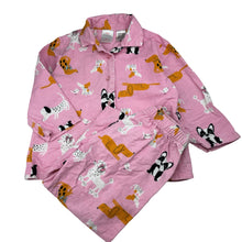 Load image into Gallery viewer, Girls Mango, flannel cotton winter pyjamas, dogs, FUC, size 3,  