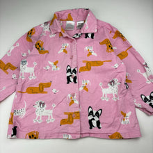 Load image into Gallery viewer, Girls Mango, flannel cotton winter pyjamas, dogs, FUC, size 3,  