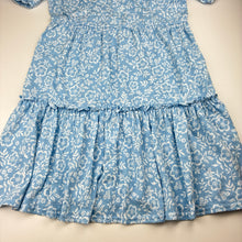 Load image into Gallery viewer, Girls Anko, soft feel floral short sleeve dress, EUC, size 14, L: 84cm