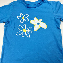 Load image into Gallery viewer, Girls KID, blue cotton tee / top, FUC, size 4,  