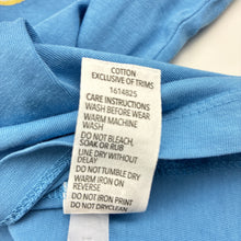 Load image into Gallery viewer, Girls KID, blue cotton tee / top, FUC, size 4,  