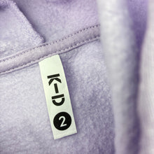 Load image into Gallery viewer, Girls KID, fleece lined hoodie sweater, sequin butterfly, FUC, size 2,  
