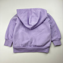 Load image into Gallery viewer, Girls KID, fleece lined hoodie sweater, sequin butterfly, FUC, size 2,  