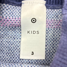 Load image into Gallery viewer, Girls Target, knitted sweater / jumper, rainbows, wash fade &amp; pilling, FUC, size 3,  
