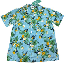 Load image into Gallery viewer, Boys Piping Hot, lightweight floral cotton short sleeve shirt, NEW, size 12,  