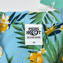 Load image into Gallery viewer, Boys Piping Hot, lightweight floral cotton short sleeve shirt, NEW, size 12,  