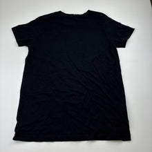 Load image into Gallery viewer, Unisex AS Colour, black cotton tee / top, cats, EUC, size 10,  