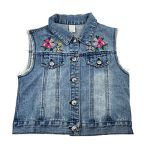 Load image into Gallery viewer, Girls Target, embroidered denim vest, GUC, size 14,  